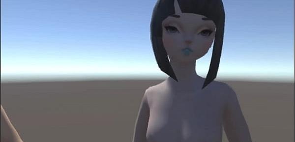  3d animation - nude girls